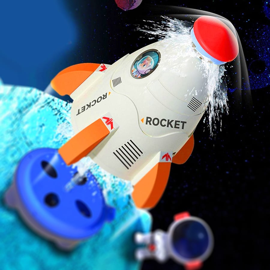 COHETE LANZADOR DE AGUA PARA NIÑOS 🚀