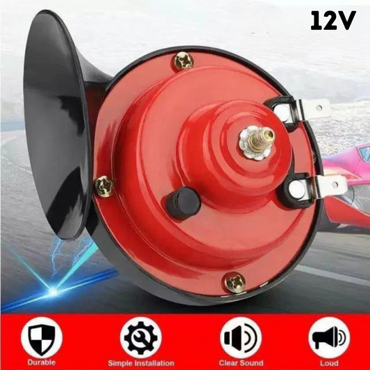 2 BOCINAS CARACOL DOBLE 12V AUTO MOTO CAMIÓN SONIDO DE ALTA POTENCIA