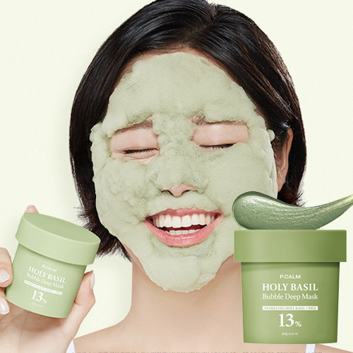 MASCARILLA FACIAL HOLY BASIL BUBBLE - LIMPIA POROS Y PUNTOS NEGROS