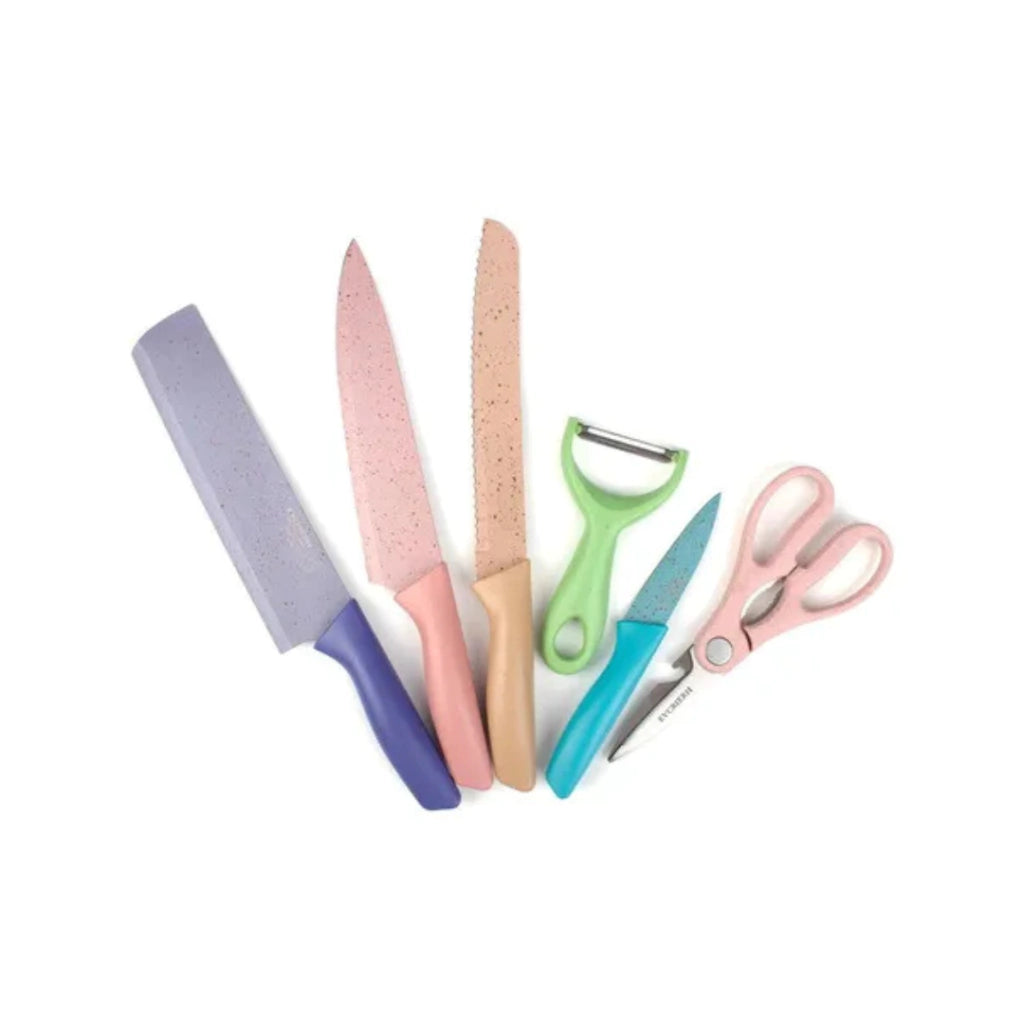 SET DE CUCHILLOS DE CERÁMICA PARA COCINA – 6 PIEZAS