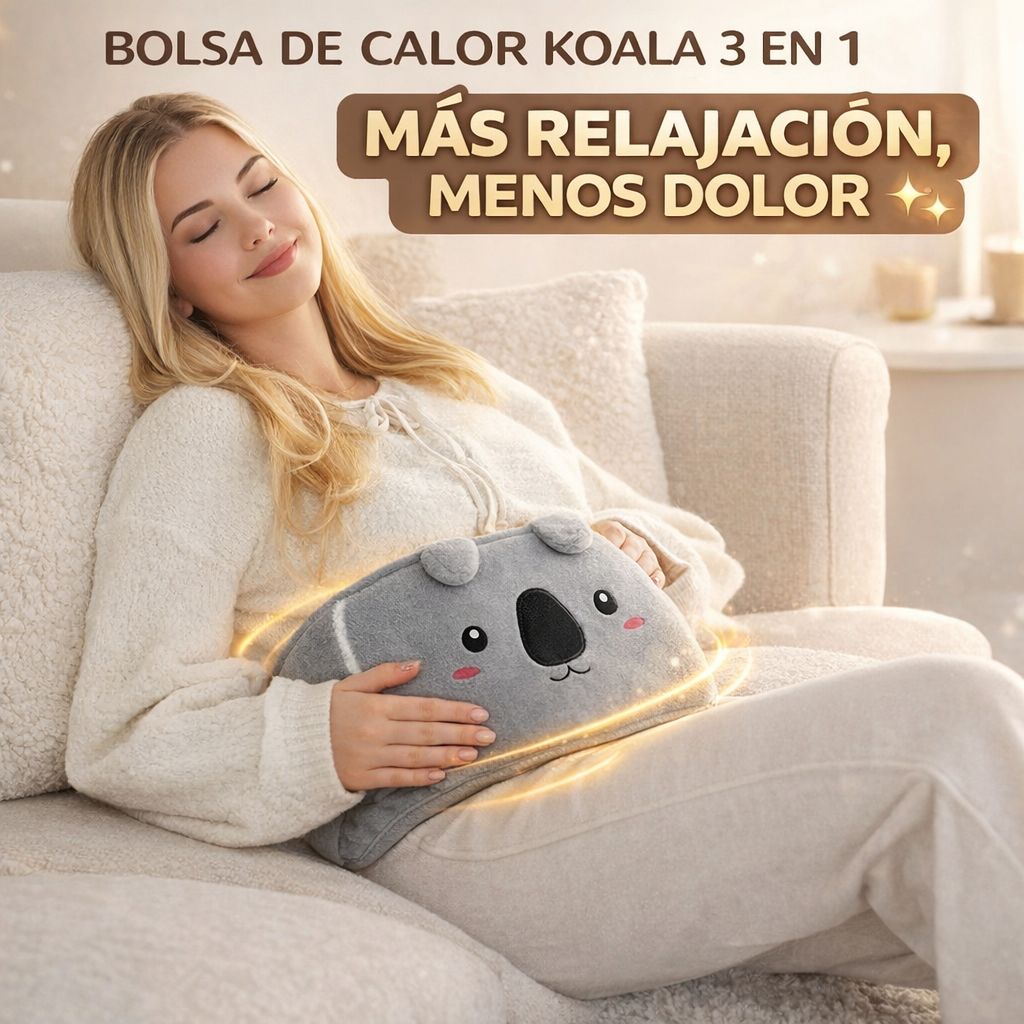 BOLSA DE CALOR KOALA 3 EN 1 – MÁS RELAJACIÓN, MENOS DOLOR