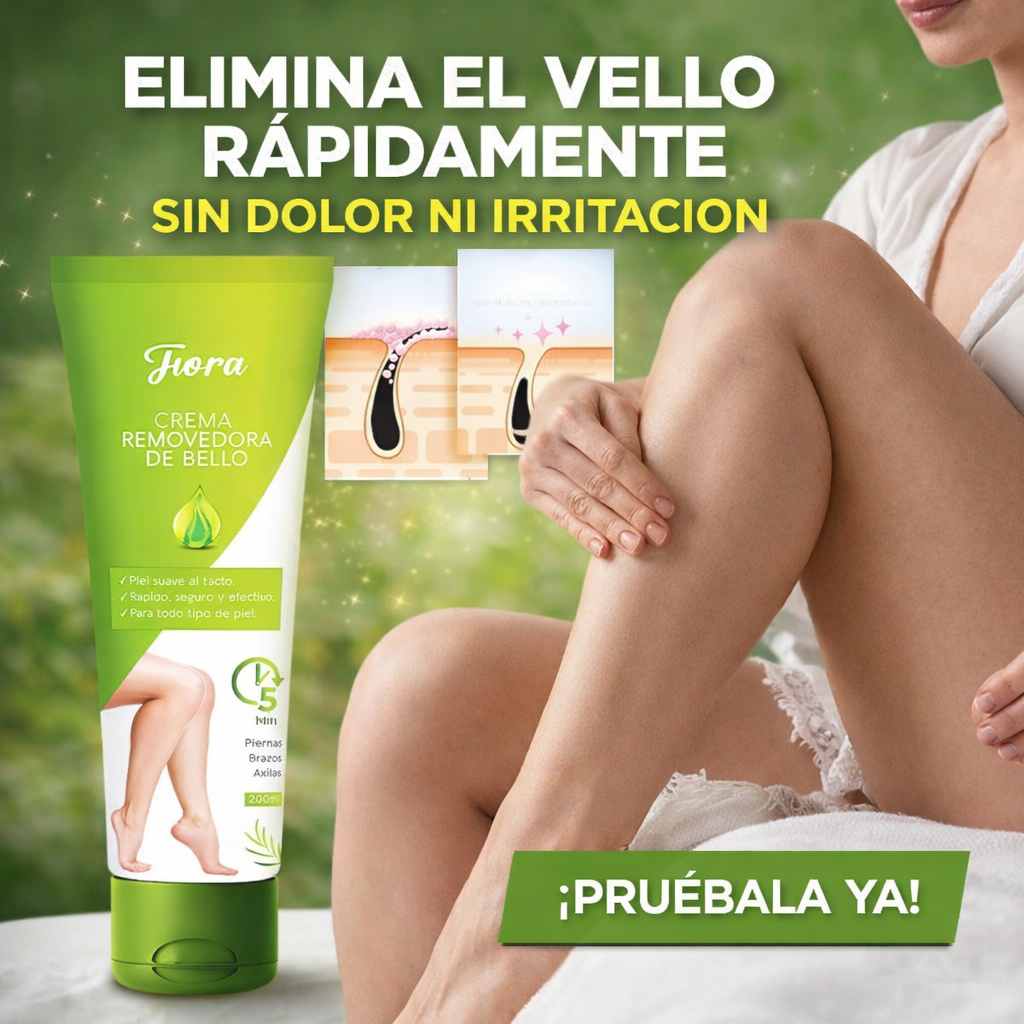 CREMA DEPILATORIA PREMIUM – RÁPIDA Y LIBRE DE IRRITACIÓN