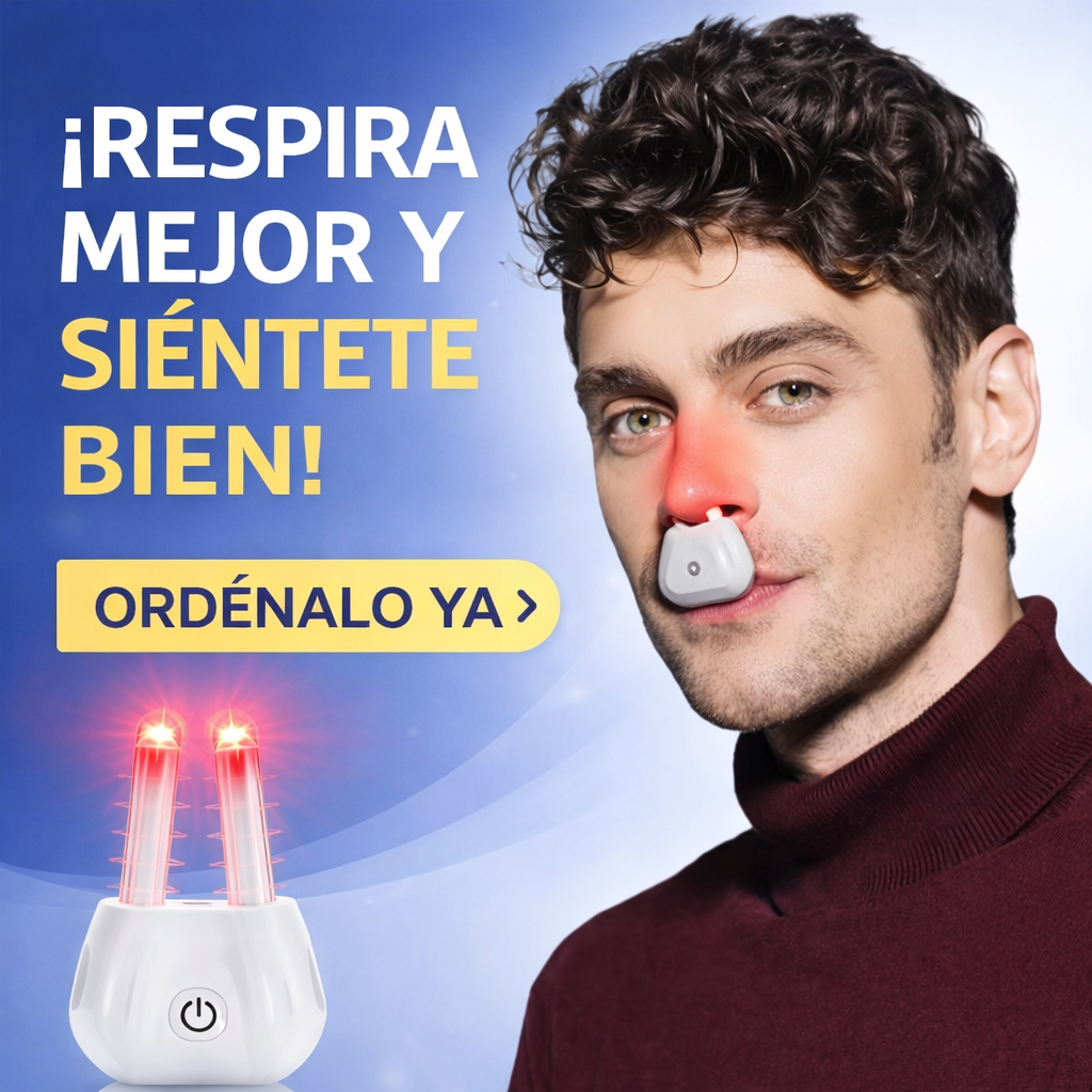 DISPOSITIVO DE FOTOTERAPIA LUZ ROJA PARA RINITIS
