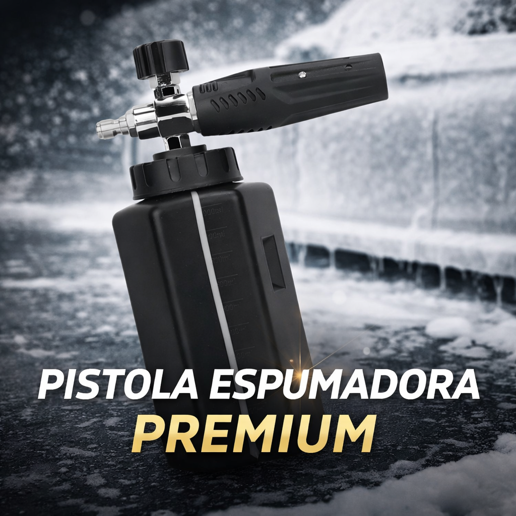 PISTOLA ESPUMADORA PREMIUM PARA LAVADO DE AUTOS