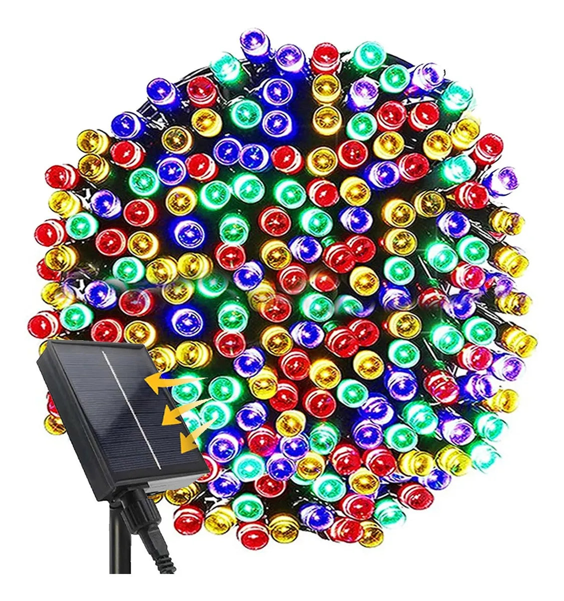LUCES NAVIDEÑAS CON PANEL SOLAR – AHORRO INTELIGENTE PARA TU HOGAR