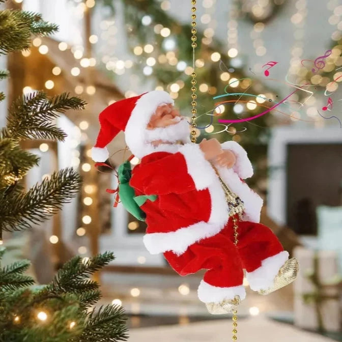 PAPÁ NOEL ESCALADOR - CON MOVIMIENTOS Y MELODÍAS NAVIDEÑAS
