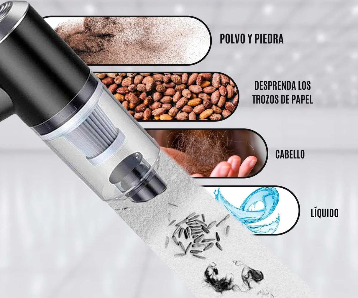 MINI ASPIRADORA PORTÁTIL MULTIFUNCIONAL RECARGABLE