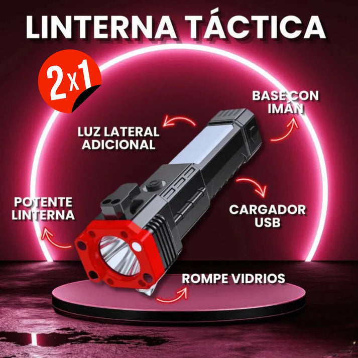 Nueva Linterna Indestructible Martillo / 45% OFF