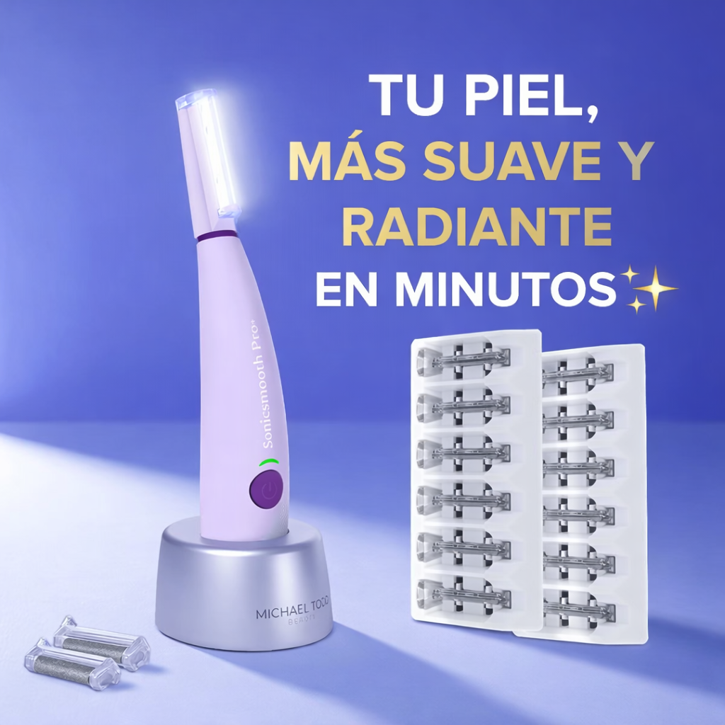 DISPOSITIVO DE DERMAPLANING FACIAL CON LUZ LED